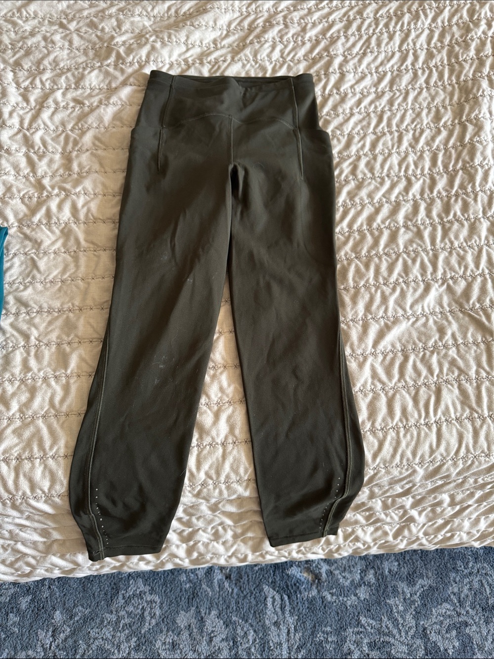 lululemon athletica Olive Green High-Rise Leggings